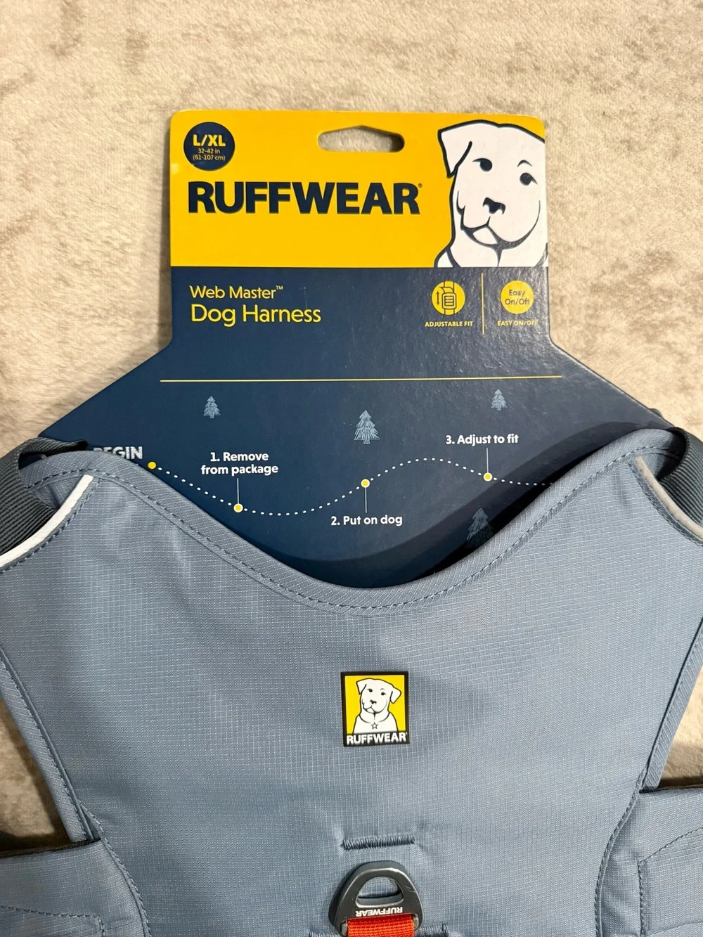 RuffWear Webmaster Harness Slate Blue